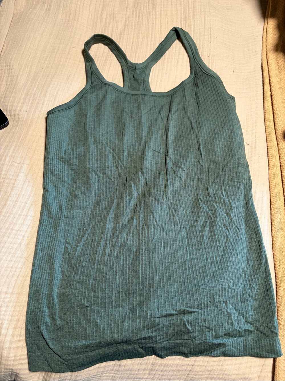Lululemon Ribbed Racerback Tank Top - Green